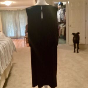 J. Jill Classic Black Backless Dress